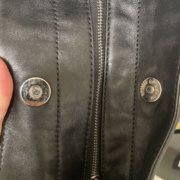 MICHAEL KORS Isabel Large Convertible Shoulder Bag Black Leather Snake Skin  - Picture 12 of 14